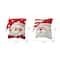 Glitzhome® Hooked 3D Santa & Snowman Throw Pillow Set